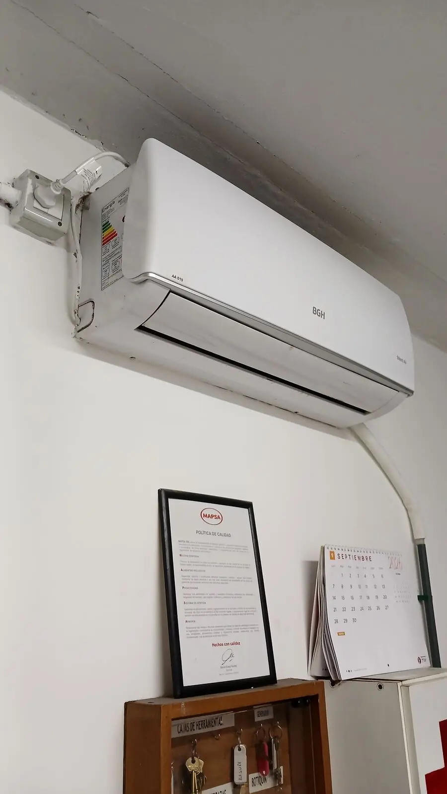 Instalación de aire acondicionado split en Rosario